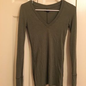AMERICAN EAGLE Basic Long Sleeve Tee
